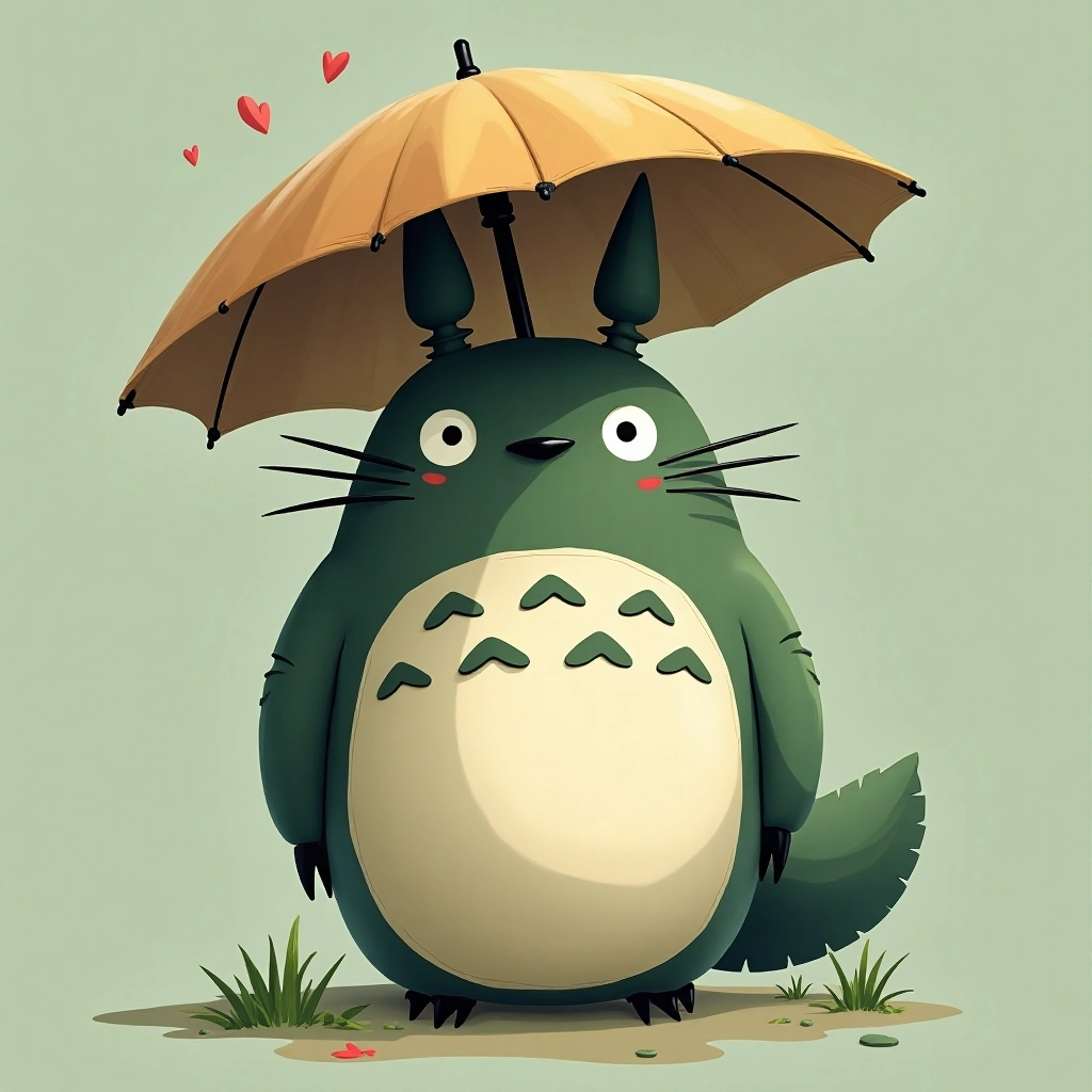 Totoro's Rainy Day